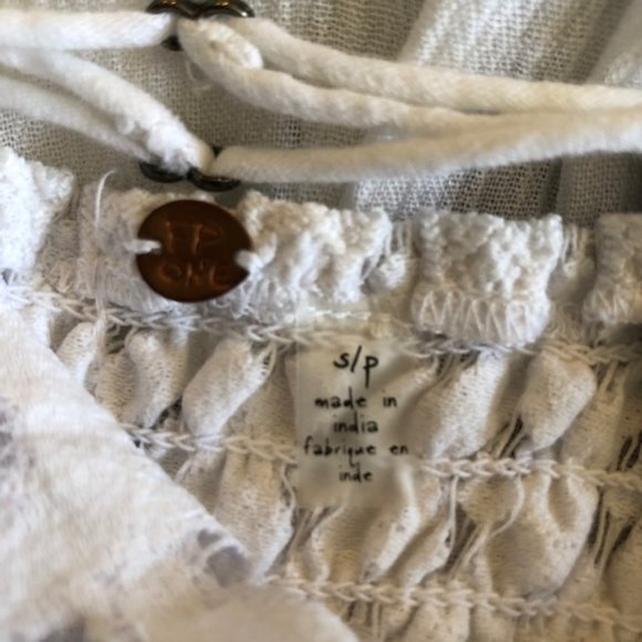 Free People Adella White Lace Mini Dress - Picture 10 of 11